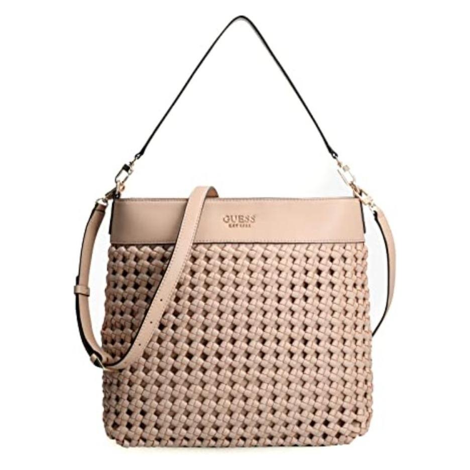 Guess, Damen, Handtasche, Sicilia, Artificial Fiber, Textile Bag, Pink, HWWG8490020PIN, For Wo, Pink