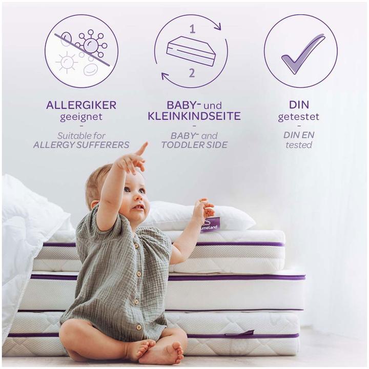 Immagine prodotto Träumeland Materasso per bambini Breeze (70 x 140 cm)