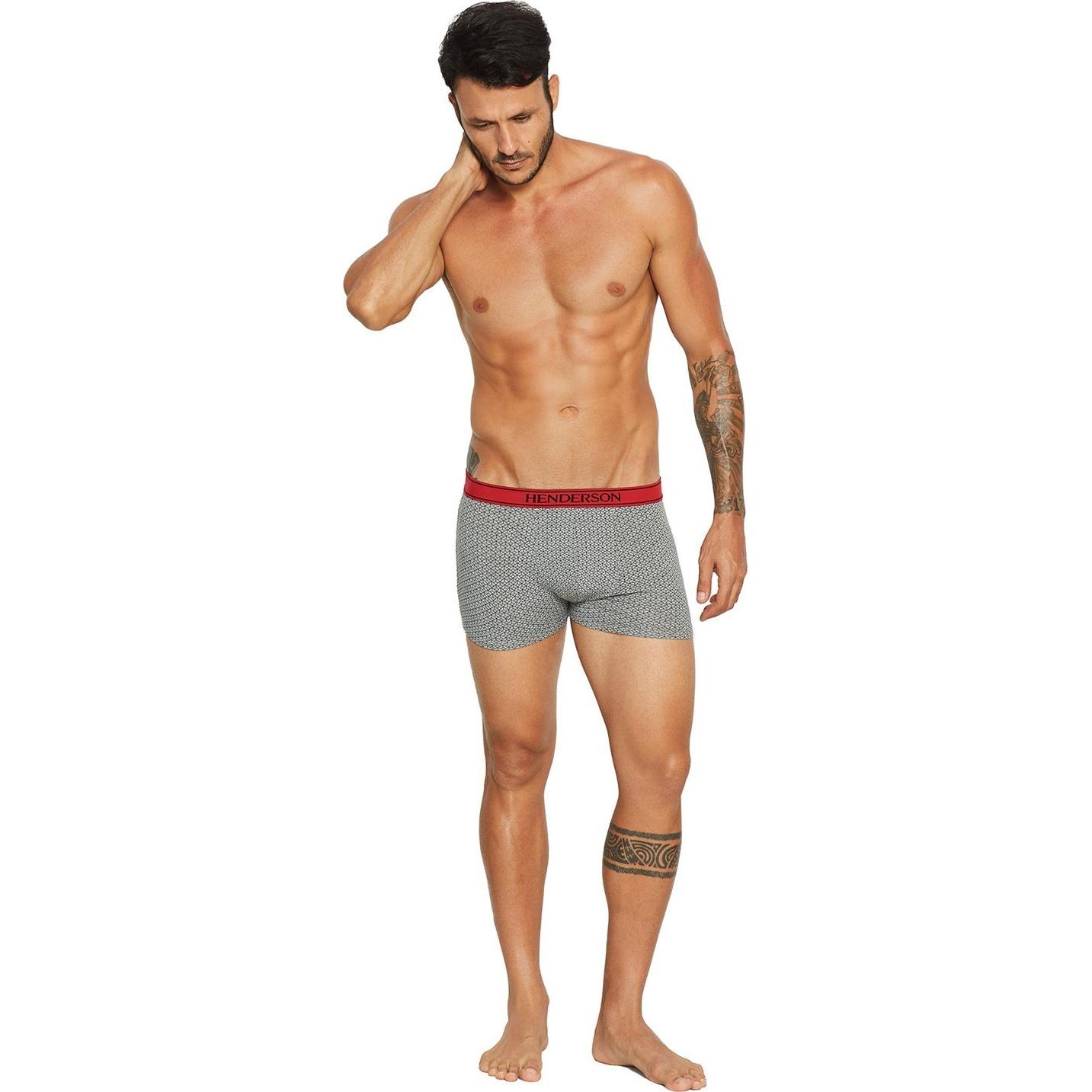Thumbnail - Henderson, Herren, Unterhosen, Boxershorts model 140490, Grau, (XXL)