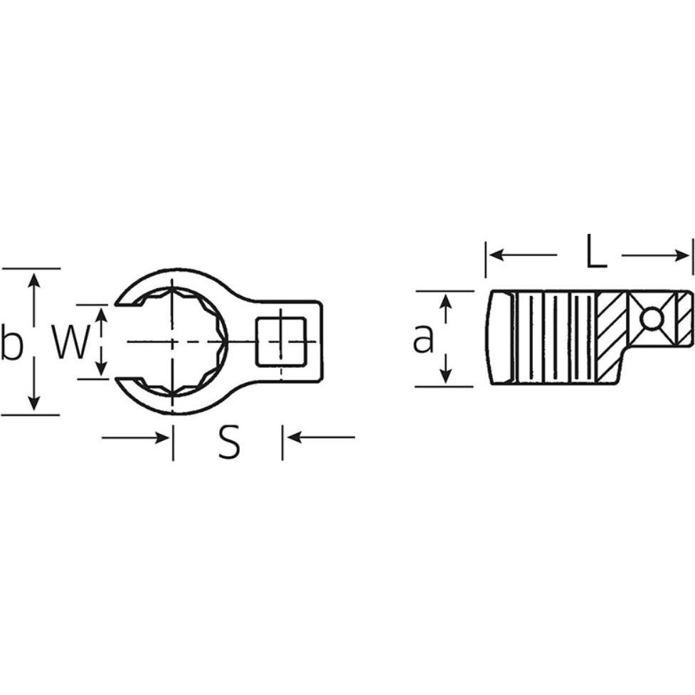 Thumbnail - Stahlwille, Schraubenschlüssel, Hahnenfuss-Ringschlüssel 16 mm CROW-RING (16 mm)