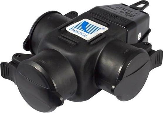 Produktbild Pawbol SOCKET D.3156 S 3 PLUGS 3 X 250 V IP44