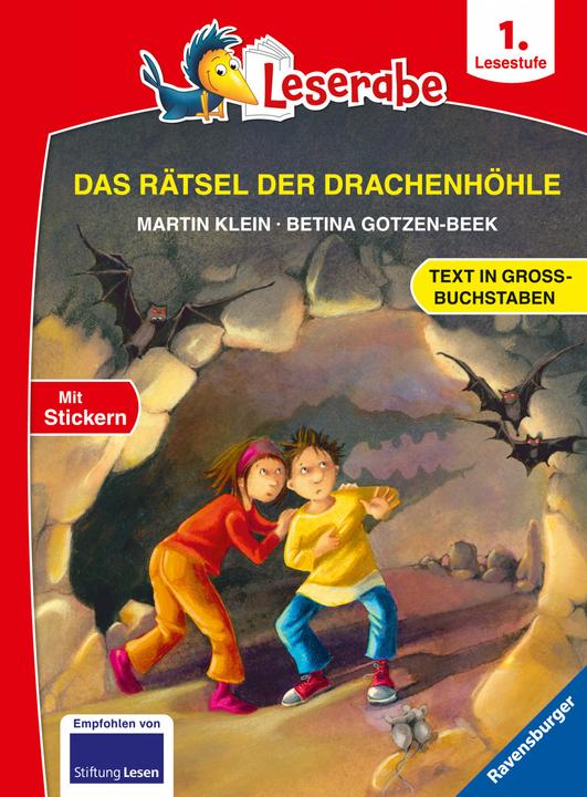 Immagine prodotto Ravensburger Das Rätsel der Drachenhöhle - Leserabe ab 1. Klasse - Erstlesebuch für Kinder ab 6 Jahren (in (Tedesco, Betina Gotzen-Beek, Martin Klein, 2022)