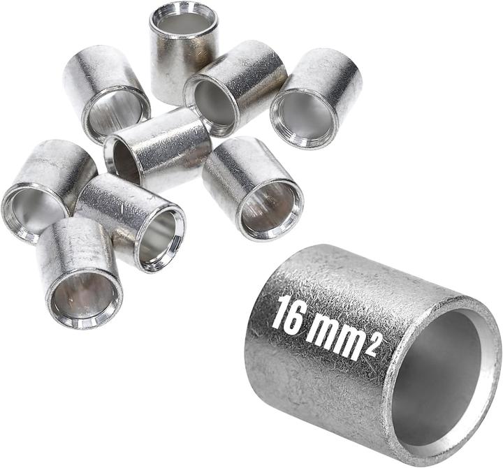 Immagine prodotto Kalitec 10 pezzi Connettore parallelo L3-P 16mm² I Connettore non isolato I Connettore a crimpare nudo I