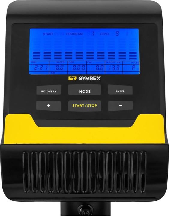 Actual product image Gymrex Exercise Bike - flywheel weight 4 kg - holds up to 110 kg - LCD - 76 - 93.5 cm height