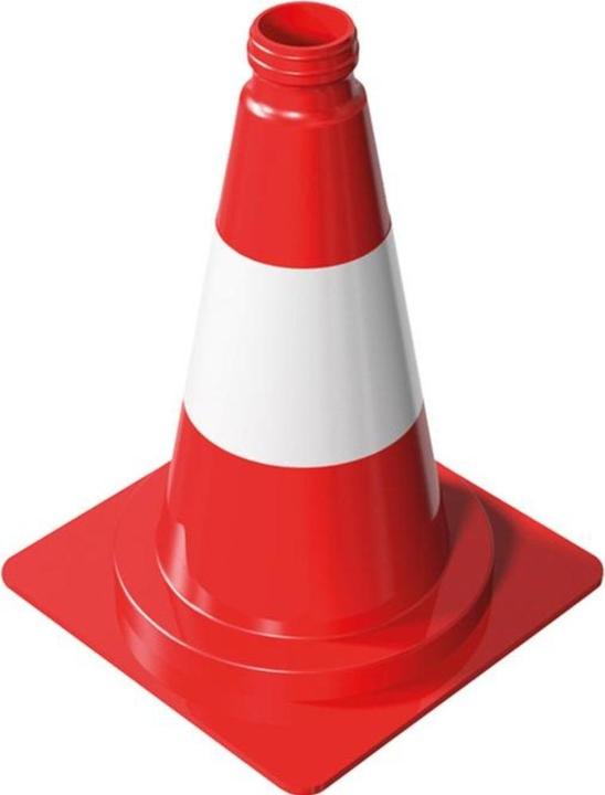 Productafbeelding HP Autozubehör Verkeerskegel hoogte 320 mm daglicht, 1 strook gewicht 0.52 kg, 23 x 23 cm