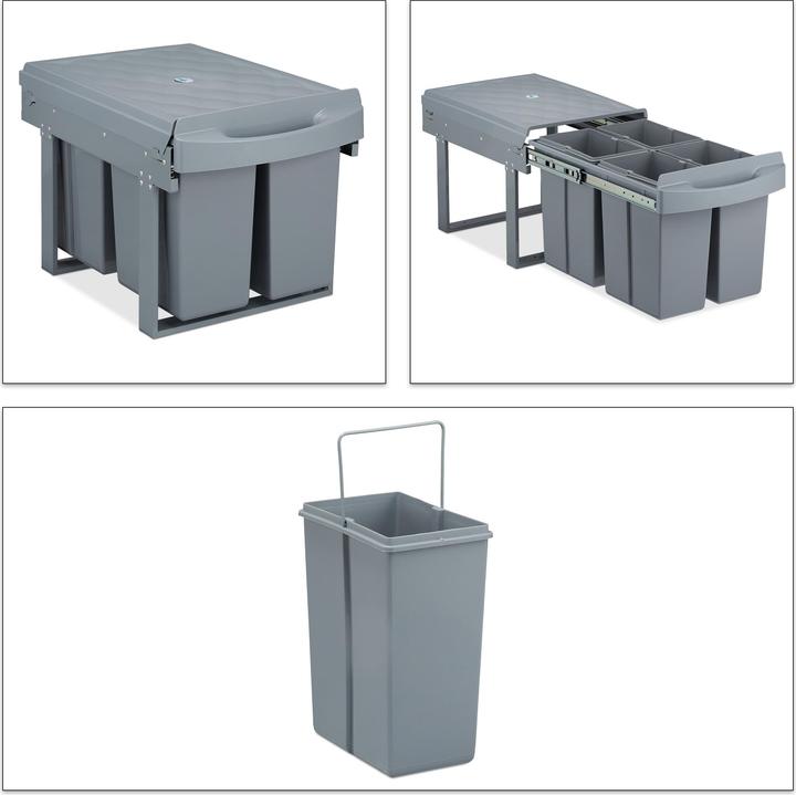 Produktbild Relaxdays Einbaumülleimer (8 l)