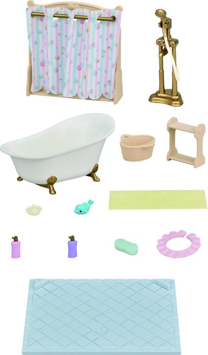 Actual product image Sylvanian Families Bath and shower set