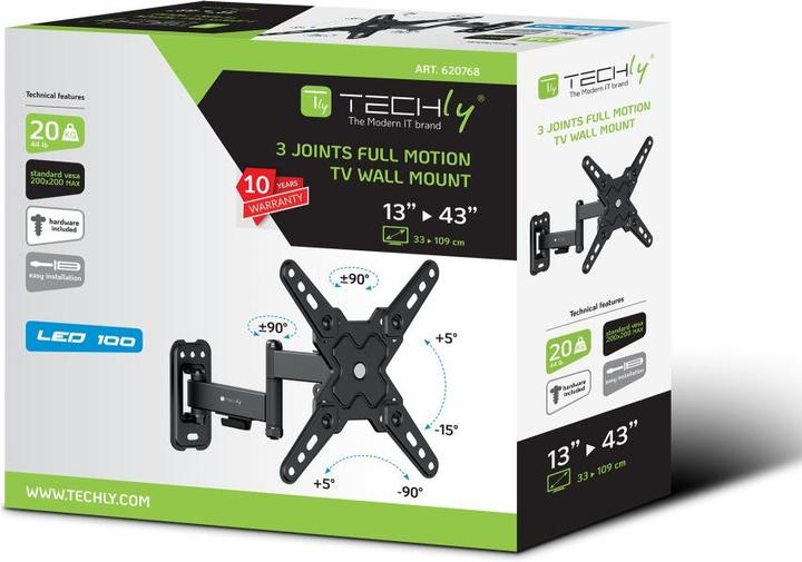 Actual product image Techly ICA-LCD 422 (Wall, 42", 20 kg)
