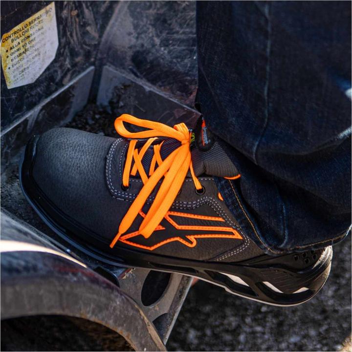 Actual product image Upower U-Power Shoes Duke Anthracite Orange Low Number (S3, 45)