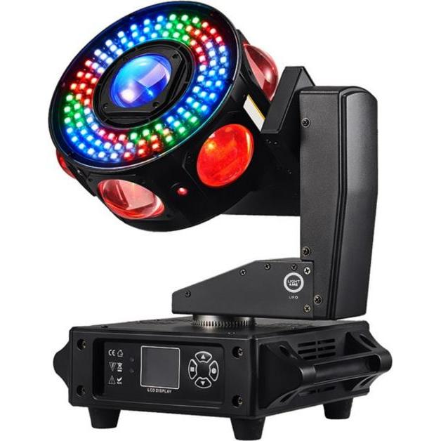 Light4Me UFO LED 6in1 Lichteffekt Strahleffekt (LED), Faro, Multicolore