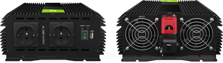 Actual product image GreenCell PRO Car Voltage Inverter - 12V to 230V - 3000W/6000W Modified Sine