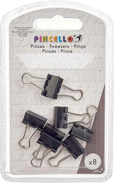 Actual product image Pincello Staples Clip small black metal (24 pieces) (24 x)