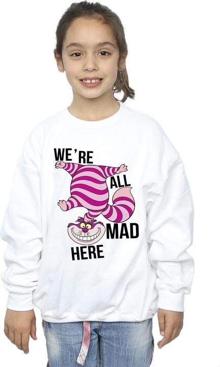 Produktbild Disney Mädchen Alice im Wunderland Alles verrückt hier Sweatshirt (140, 146)