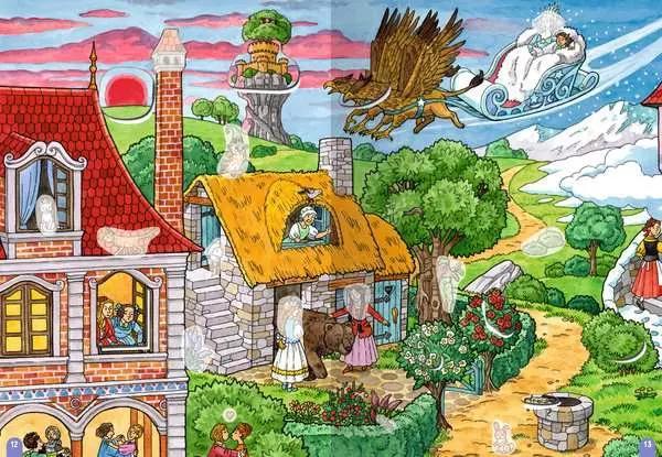 Immagine prodotto Ravensburger Wimmeln, Rätseln, Stickern: Märchen (300 Adesivo)