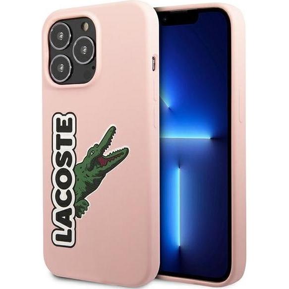 Lacoste LCHC13LSHI iPhone 13 Pro / 13 6,1" różowy/pink hardcase Silicone Head Crocodile (Apple iPhone 13 Pro), Smartphon...