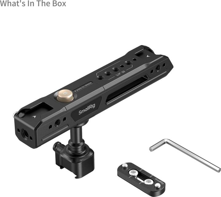 Image du produit SmallRig Rotating Top Handle with NATO Clamp, Detailfarbe: Schwarz (Poignée)