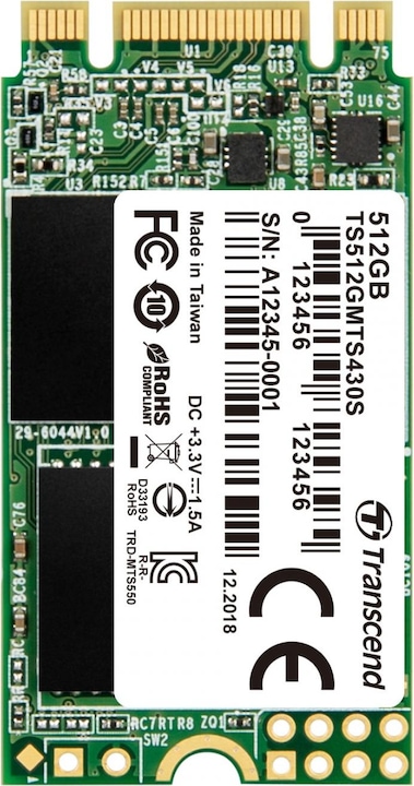 Transcend 430S (512 GB, M.2 2242)