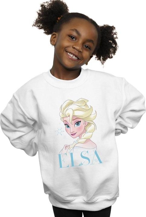 Produktbild Disney Frozen Elsa Snowflake Portrait Sweatshirt Mädchen (152, 158)