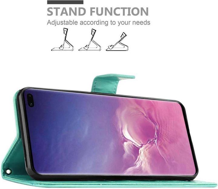 Image du produit Cadorabo Couverture du livre de fleurs (Samsung Galaxy S10+)