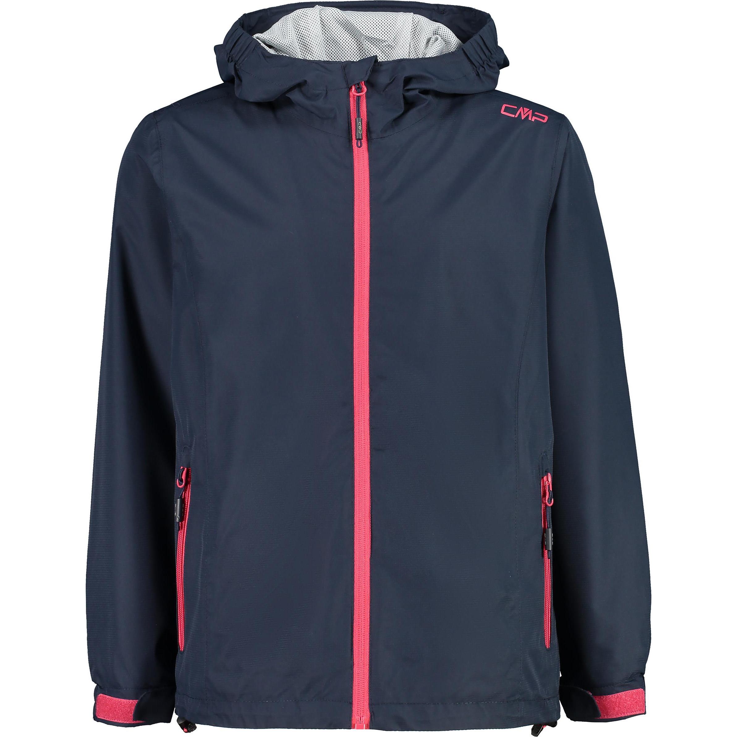 CMP Campagnolo, Unisex, Jacke, Girls Rain Hoodie Jacke (128), Blau, 128