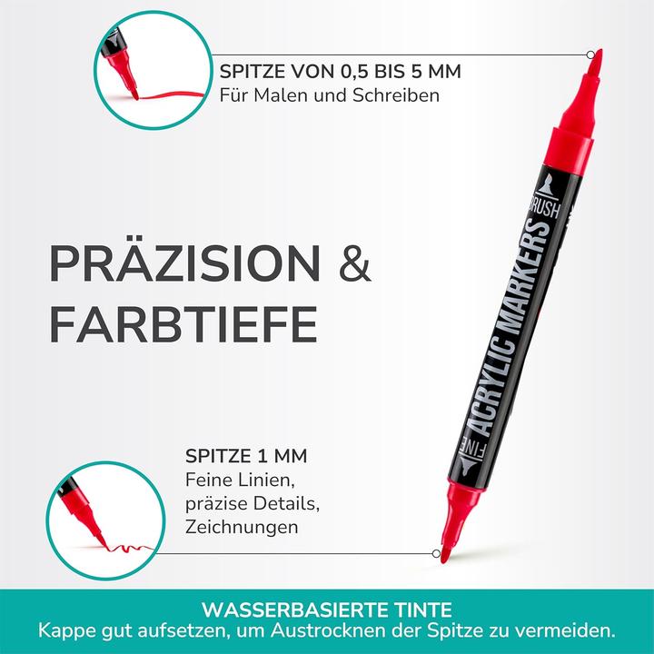 Immagine prodotto Zenacolor Set di matite acriliche (Multicolore, 48 x)