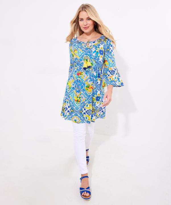 Image du produit Joe Browns Fruity Tile Shirred Waist Tunic (36)