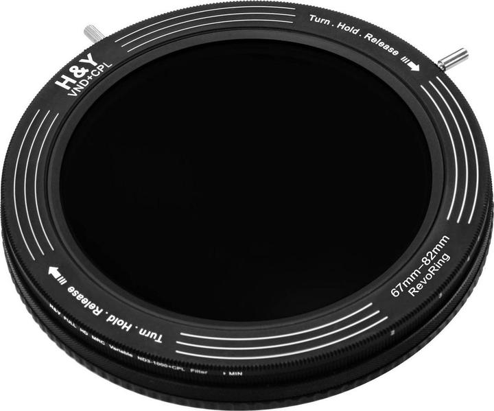 Immagine prodotto H&Y REVORING 67-82 mm ND3-ND1000 e filtro CPL (67 mm, Filtri grigi)