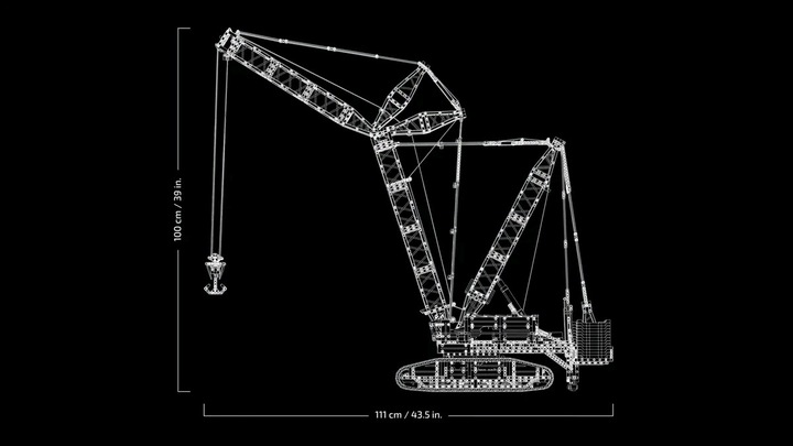 Produktbild LEGO Liebherr LR 13000 Raupenkran (42146, LEGO Technic)