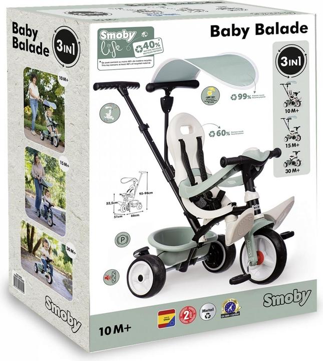 Produktbild Smoby S.Life Baby Balade Tricycle