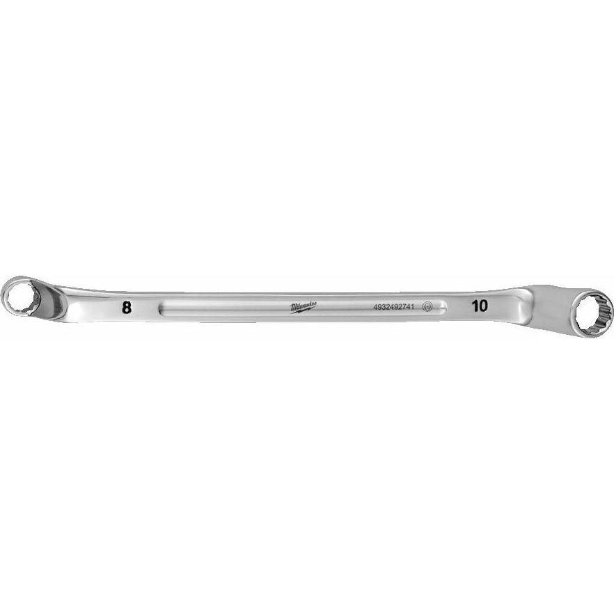 GCS, Schraubenschlüssel, Doppelgebogener Schlüssel 75° - 8X10mm (10 mm)