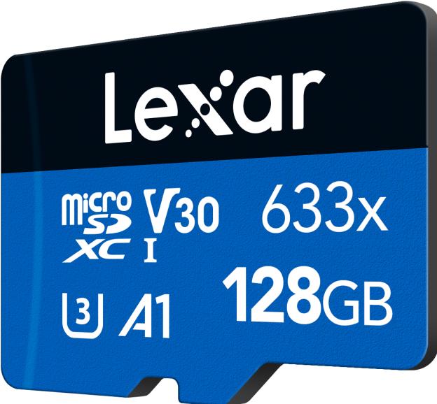 Immagine prodotto Lexar Prestazioni elevate 633x microSDHC/microSDXC UHS-I U3 (128 GB, microSDXC, U3, UHS-I)