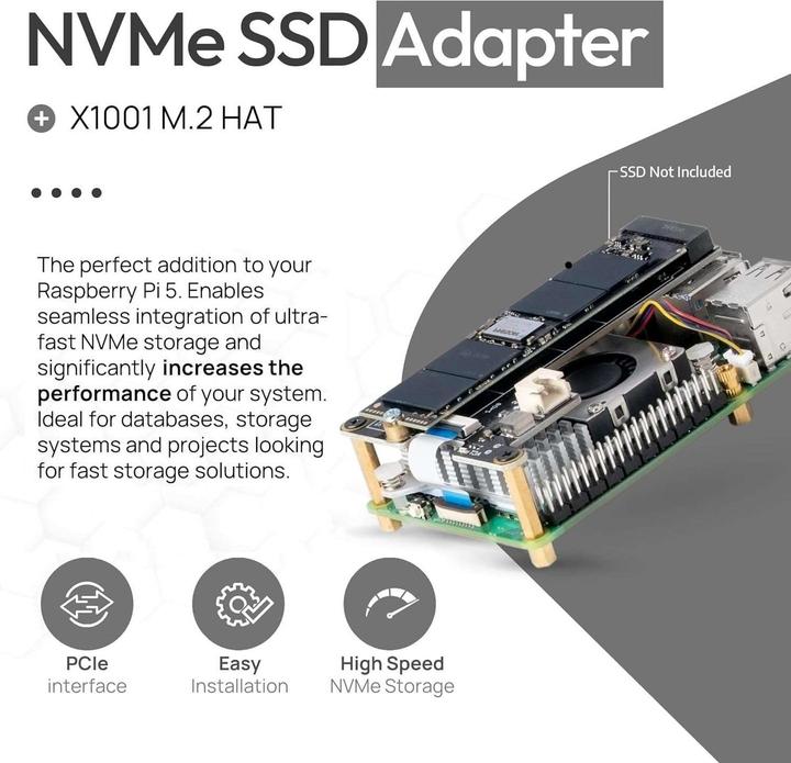 Produktbild Db-tronic Raspberry Pi 5 PCIe M.2 NVMe