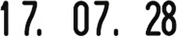 Produktbild Trodat Datumsstempel Classic 1004 Abmessung der Stempelfläche: 12 x 3 mm ( Ausführung der Drucktexte: Mo...