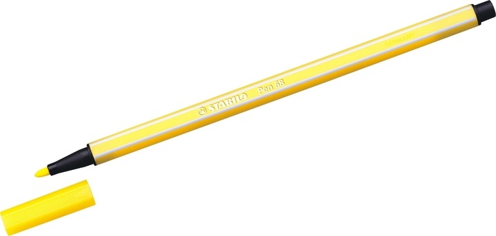Actual product image STABILO Pen 68 Premium felt-tip pen (Yellow, 1 x)