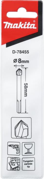 Actual product image Makita Glasbohrer 8x58 mm - D (8 millimetres)