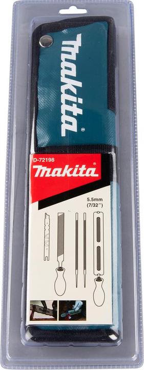 Produktbild Makita D-72198 Schärfset für Schneidkette 5,5 mm (Kettensäge, Kettensäge Schwert)