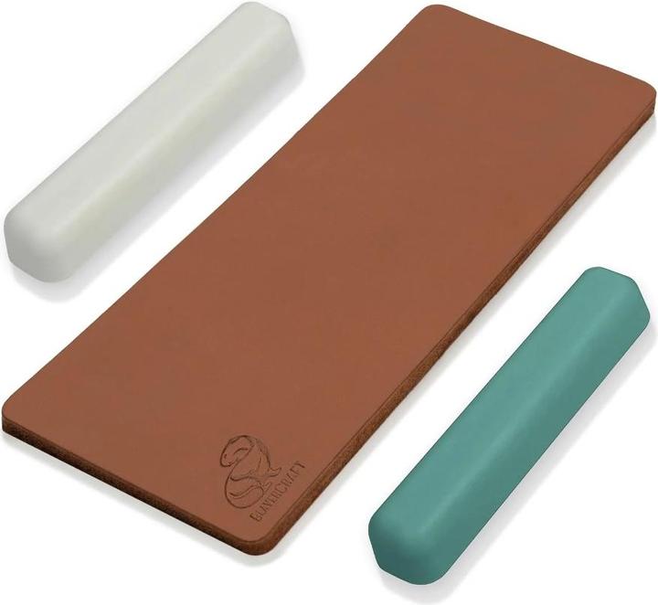 Beaver Craft Lederriemen mit 2 Poliermittel (75 mm)