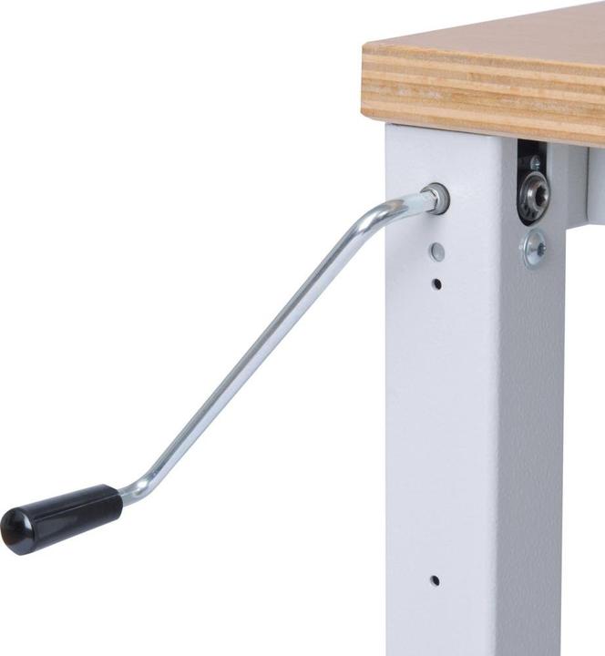 Actual product image Bedrunka & hirth workergo base frame 4-leg with crank adjustment (200 cm, 75 cm)