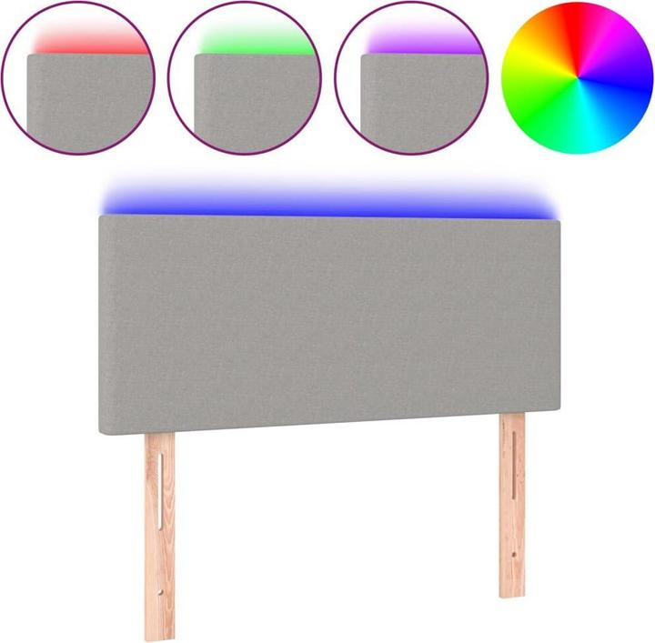 Image du produit vidaXL LED Kopfteil (90 x 5 x 88 cm)