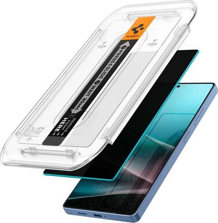 Immagine prodotto Spigen Vetro tR EZ Fit HD (Privacy) 2 Pack - Samsung Galaxy S25 Ultra (2 Pezzo/i, Samsung Galaxy S25 Ultra)