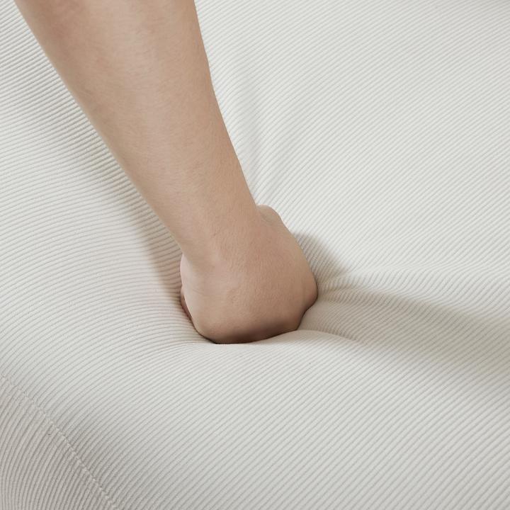 Produktbild En.Casa 2-Sitzer Sofa Midt 132x70x81 cm Cord Beige (2-Sitzer)