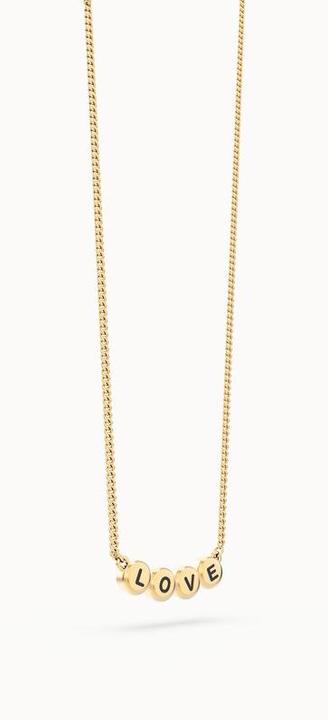 Immagine prodotto Metalmorphose Collana con lettere d'amore (Ottone, Oro 18 carati, 43 cm)