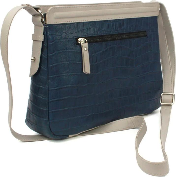 Actual product image Eastern Counties Leather Handbag Crocodile Pattern Leather