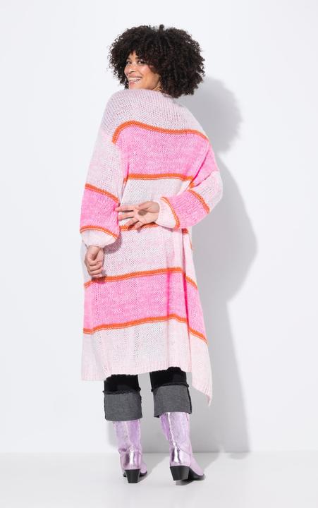 Actual product image Angel of Style Strickjacke, lang, Neonstreifen, offene Form (50, 52)