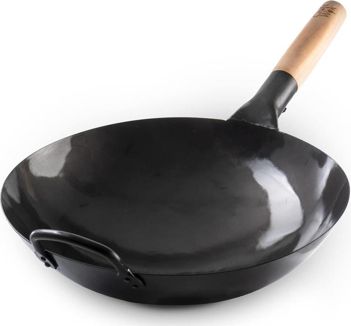 Actual product image Craft Wok Vorgebrannte Wok Pfanne - Black13 (33 cm, Wok, Carbon steel)