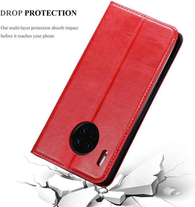 Actual product image Cadorabo Book Invisible Magnet Cover (Mate 30)