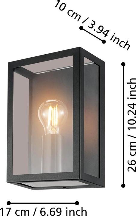Actual product image EGLO Alamonte 1 (E27, IP44)