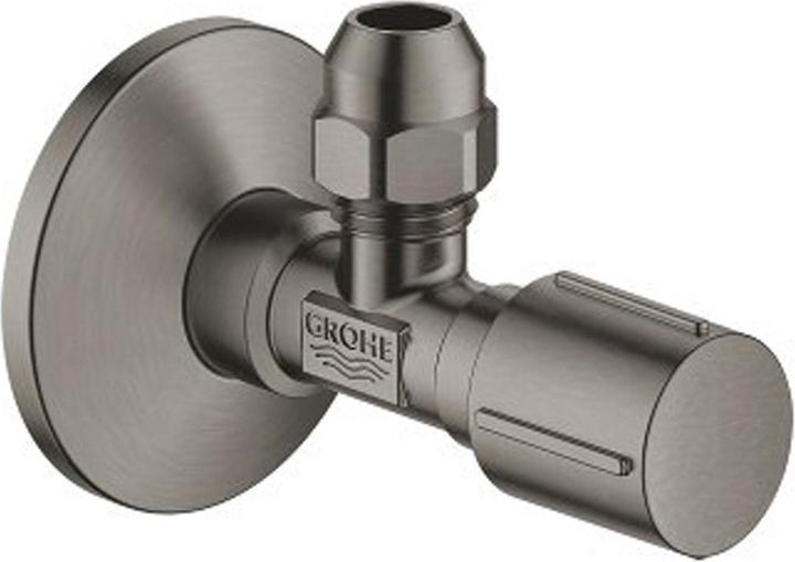 Produktbild Grohe Eckventil 1/2" 22039AL0 selbstdichtend hard graphite gebrstet