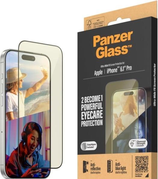 Produktbild PanzerGlass Eyecare Screen Protection Ultra-Wide Fit (1 Stück, Apple iPhone 15 Pro)