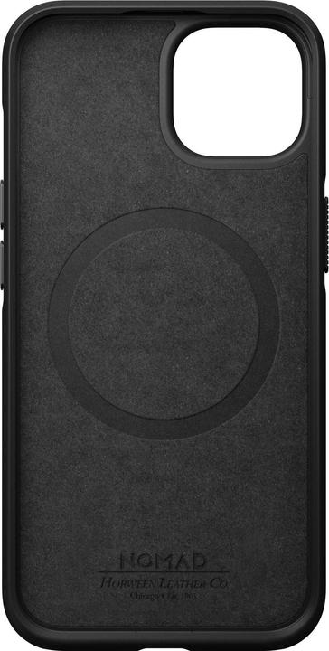 Actual product image Nomad Back Cover Modern Leather Horween iPhone 14 Plus Black (Apple iPhone 14 Plus)